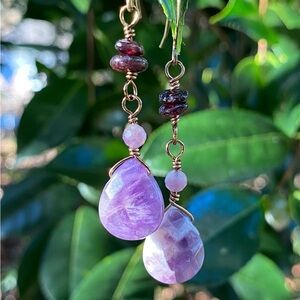 Amethyst Dangle Earrings